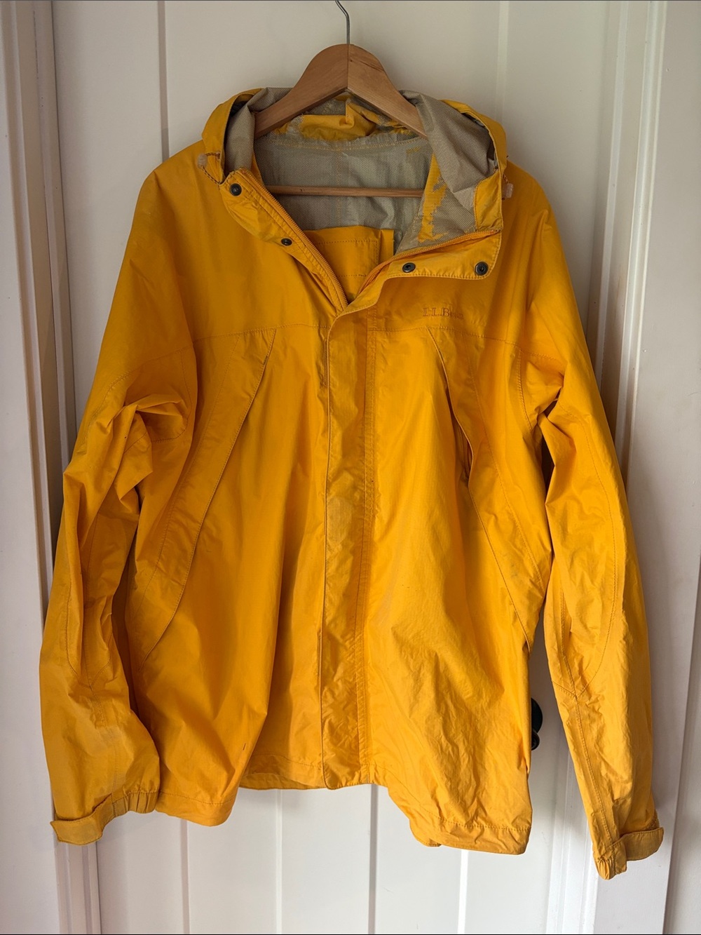 VTG L.L. Bean Yellow Outdoor Jacket